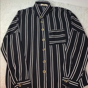 M Boutique Stripped Blouse / Button up